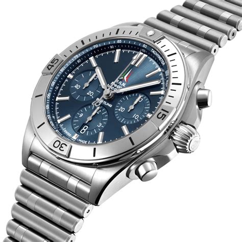 breitling chronomat b01 42 frecce tricolori|breitling chronomat b01 review.